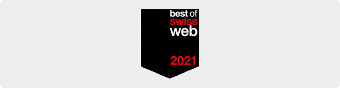 Best of Swiss Web-Auszeichnung