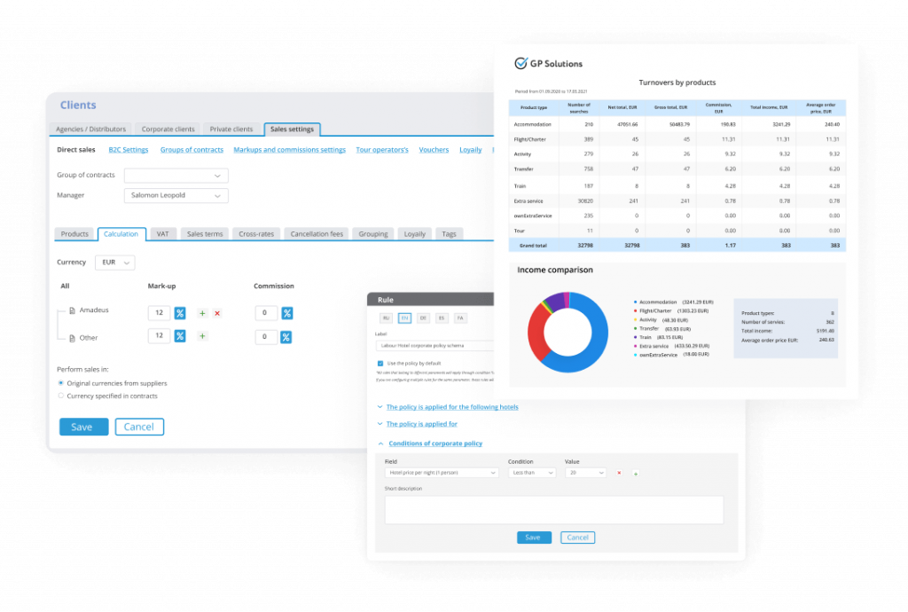 Sales management portal by GP Solutions