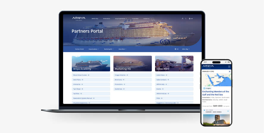 Cruise Website Design