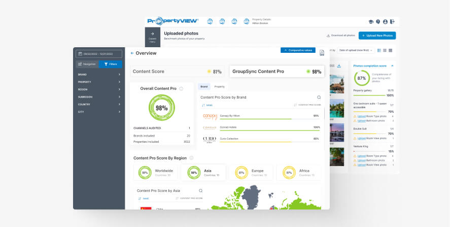 Travel Dashboard Design